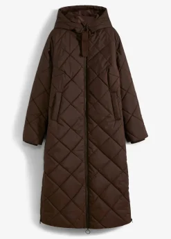 Femme bonprix Vestes & Manteaux|Manteau matelassé et rembourré à capuche