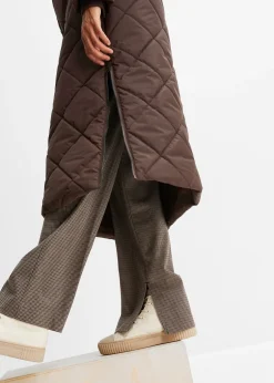 Femme bonprix Vestes & Manteaux|Manteau matelassé et rembourré à capuche