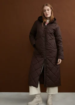 Femme bonprix Vestes & Manteaux|Manteau matelassé et rembourré à capuche