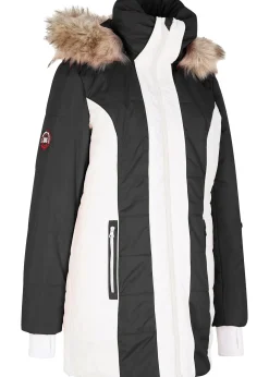 Femme bonprix Vestes & Manteaux|Manteau outdoor imperméable avec bordure peluche