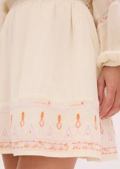 bonprix Mini-jupe avec broderie|Femme Jupes