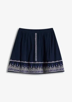 Femme bonprix Jupes|Mini-jupe avec broderie