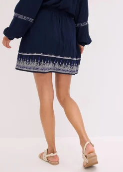 Femme bonprix Jupes|Mini-jupe avec broderie