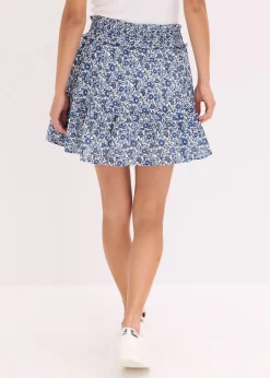 Femme bonprix Jupes|Mini-jupe bohème en coton léger