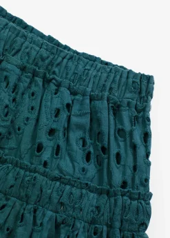 Femme bonprix Jupes|Mini-jupe en broderie anglaise