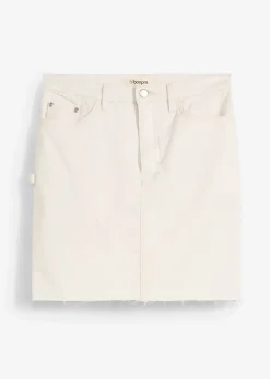 bonprix Mini-jupe en coton extensible|Femme Jupes