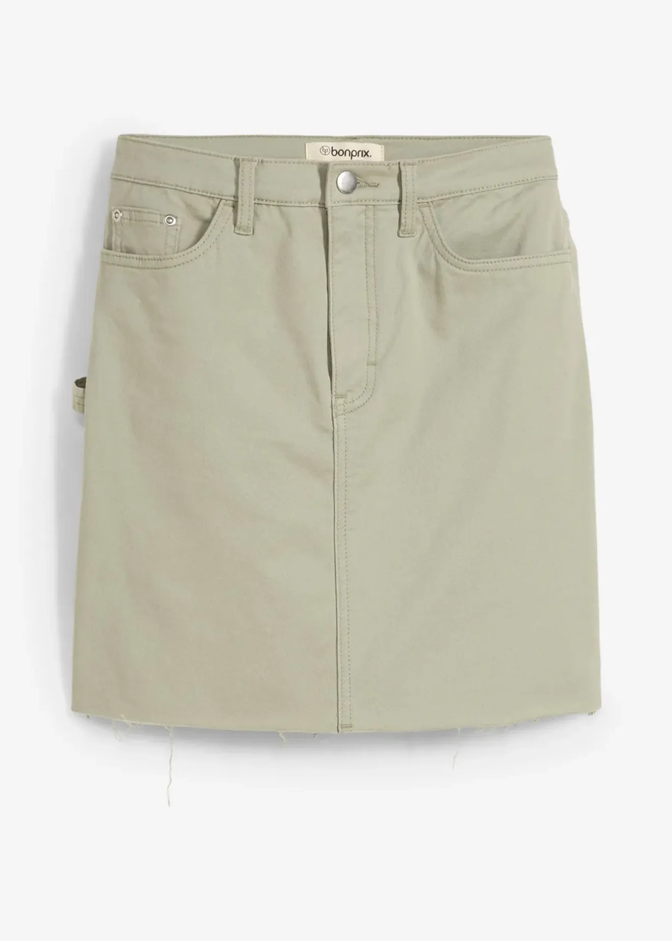 Femme bonprix Jupes|Mini-jupe en coton extensible