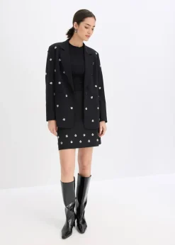 Femme bonprix Jupes|Mini-jupe en coton mélangé