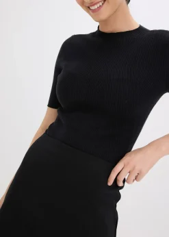 Femme bonprix Jupes|Mini-jupe en coton mélangé