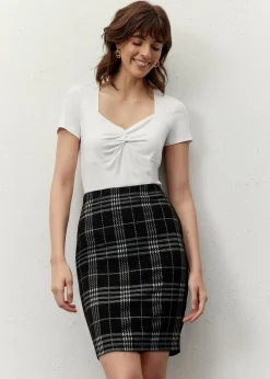 Femme bonprix Jupes|Mini-jupe en tartan