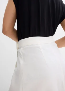 bonprix Mini-jupe en twill|Femme Jupes