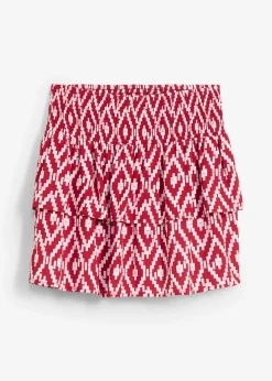 bonprix Mini-jupe en viscose fluide|Femme Jupes