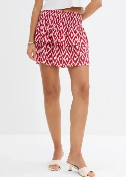 bonprix Mini-jupe en viscose fluide|Femme Jupes