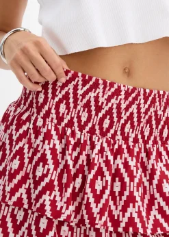 bonprix Mini-jupe en viscose fluide|Femme Jupes