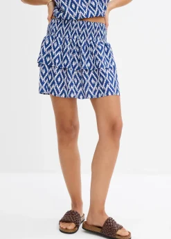 Femme bonprix Jupes|Mini-jupe en viscose fluide