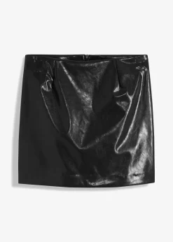 bonprix Mini-jupe enduite|Femme Jupes