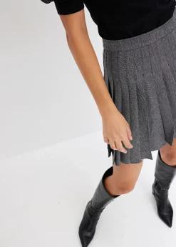 bonprix Mini-jupe plissée|Femme Jupes