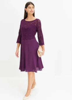 bonprix Mini-robe à dentelle|Femme Mode Festive