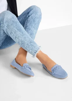 bonprix Mocassins à détail tressé|Femme Loafers|Slippers & Mocassins