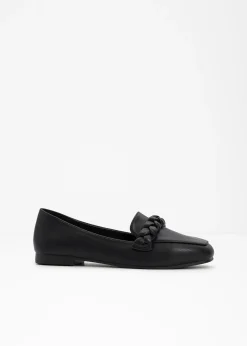 bonprix Mocassins à détail tressé|Femme Loafers|Slippers & Mocassins