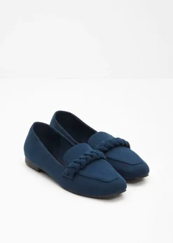 bonprix Mocassins à détail tressé|Femme Loafers|Slippers & Mocassins