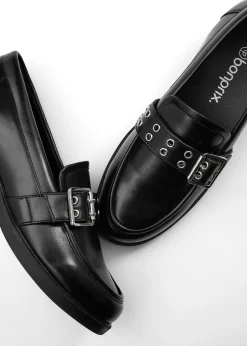 bonprix Mocassins à œillets|Femme Loafers|Slippers & Mocassins