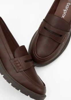Femme bonprix Loafers|Slippers & Mocassins|Mocassins à semelle crantée