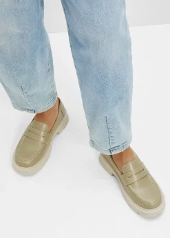 bonprix Mocassins à semelle épaisse et légère|Femme Loafers|Slippers & Mocassins