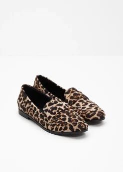 bonprix Mocassins au look animalier|Femme Loafers|Slippers & Mocassins