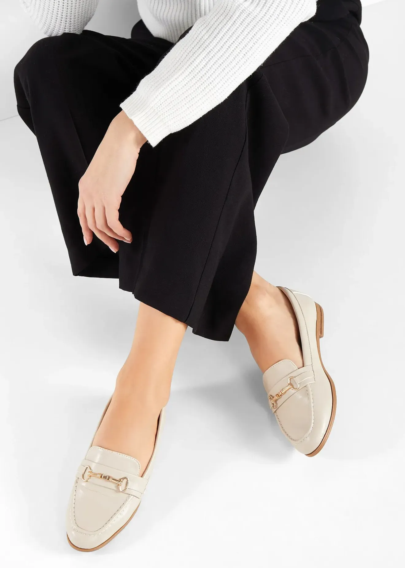 bonprix Mocassins avec boucle|Femme Loafers|Slippers & Mocassins