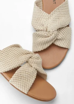 bonprix Mules à brides entrelacées|Femme Chaussures D'Été