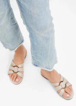 bonprix Mules avec anneau décoratif|Femme Chaussures D'Été