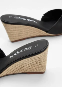 Femme bonprix Chaussures D'Été|Vêtements De Plage|Mules compensées