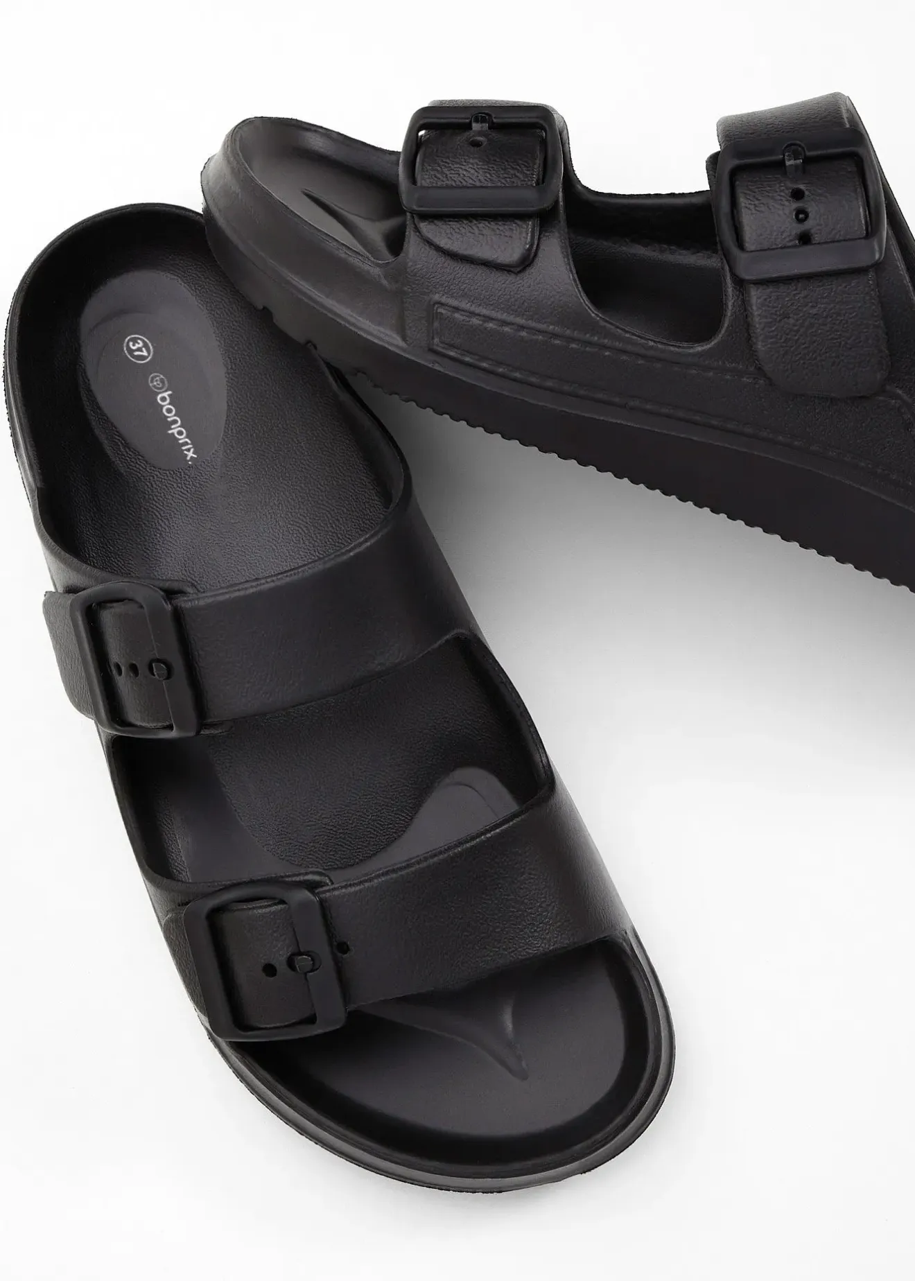 bonprix Mules double bride déperlantes|Femme Chaussons|Chaussures D'Été