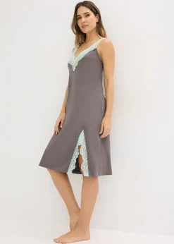 Femme bonprix Lingerie Nuit|Nuisette avec viscose et dentelle