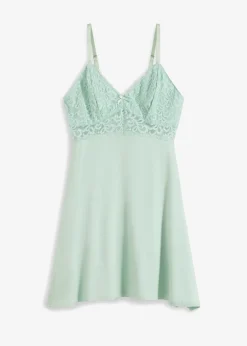 Femme bonprix Guêpières & Déshabillés|Dessous|Nuisette douce en viscose majoritaire