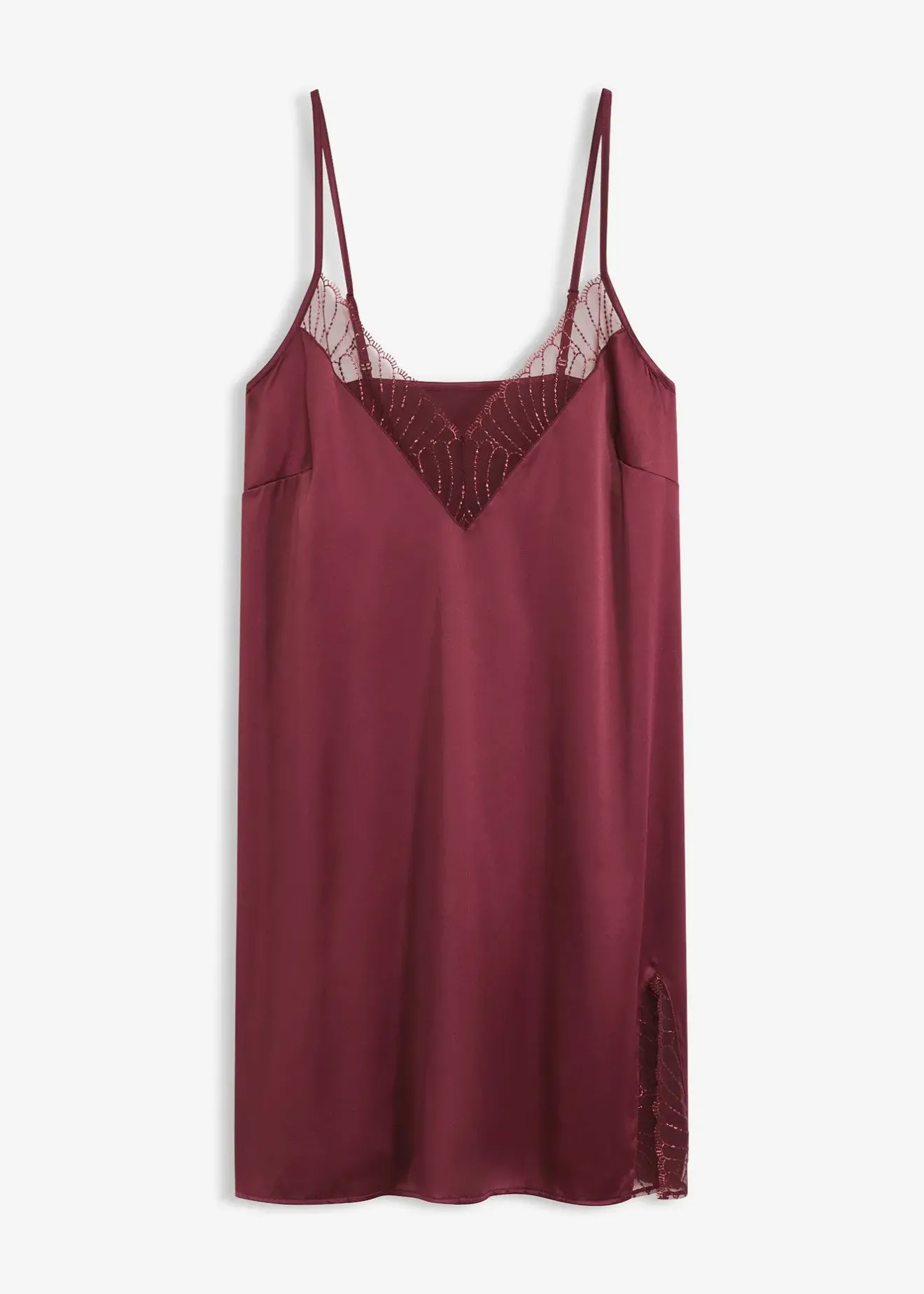 bonprix Nuisette en satin avec broderies|Femme Guêpières & Déshabillés|Dessous