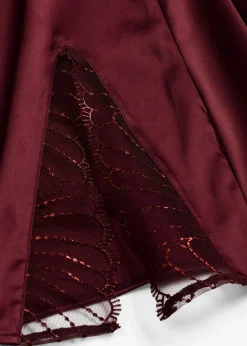 bonprix Nuisette en satin avec broderies|Femme Guêpières & Déshabillés|Dessous