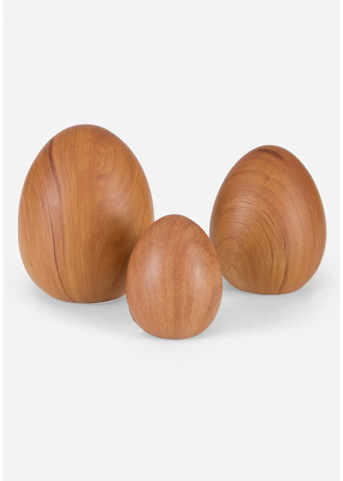 bonprix Salle À Manger·Décoration|Salon·Décoration|Objet déco Lot de 3 œufs de Pâques aspect bois