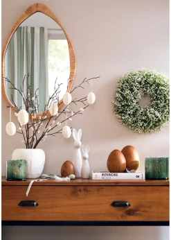 bonprix Salle À Manger·Décoration|Salon·Décoration|Objet déco Lot de 3 œufs de Pâques aspect bois