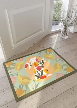 bonprix Couloir·Tapis D'Entrée|Tapis D'Entrée|Paillasson à motif de Pâques