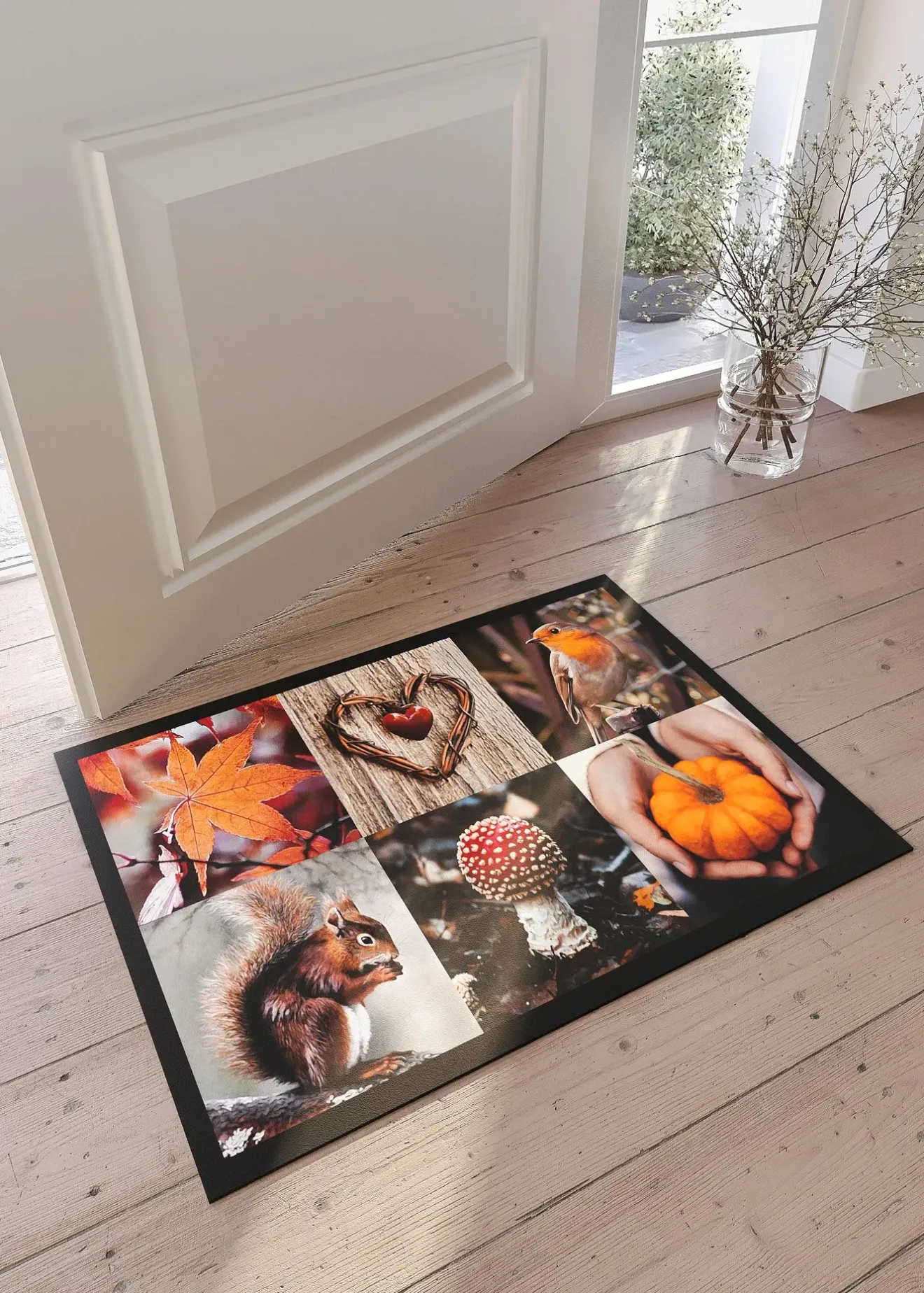 bonprix Couloir·Tapis D'Entrée|Tapis D'Entrée|Paillasson aux motifs d'automne