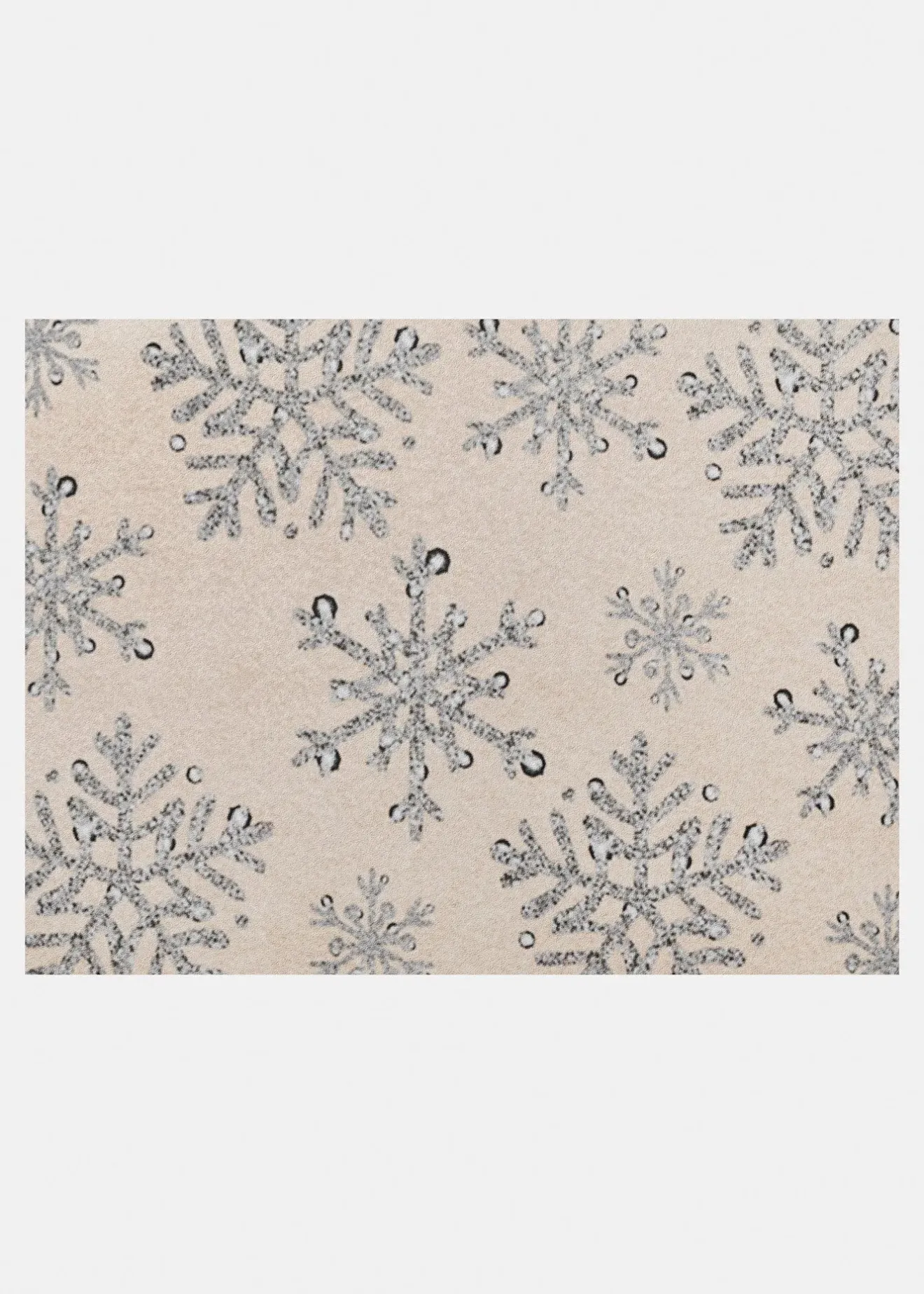 bonprix Couloir·Tapis D'Entrée|Tapis D'Entrée|Paillasson avec motif de flocons de neige