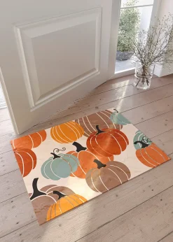 bonprix Couloir·Tapis De Couloir|Couloir·Tapis D'Entrée|Paillasson motif citrouilles