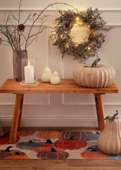 bonprix Couloir·Tapis De Couloir|Couloir·Tapis D'Entrée|Paillasson motif citrouilles