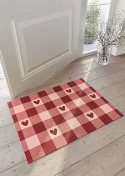bonprix Couloir·Tapis D'Entrée|Tapis D'Entrée|Paillasson motif cœurs