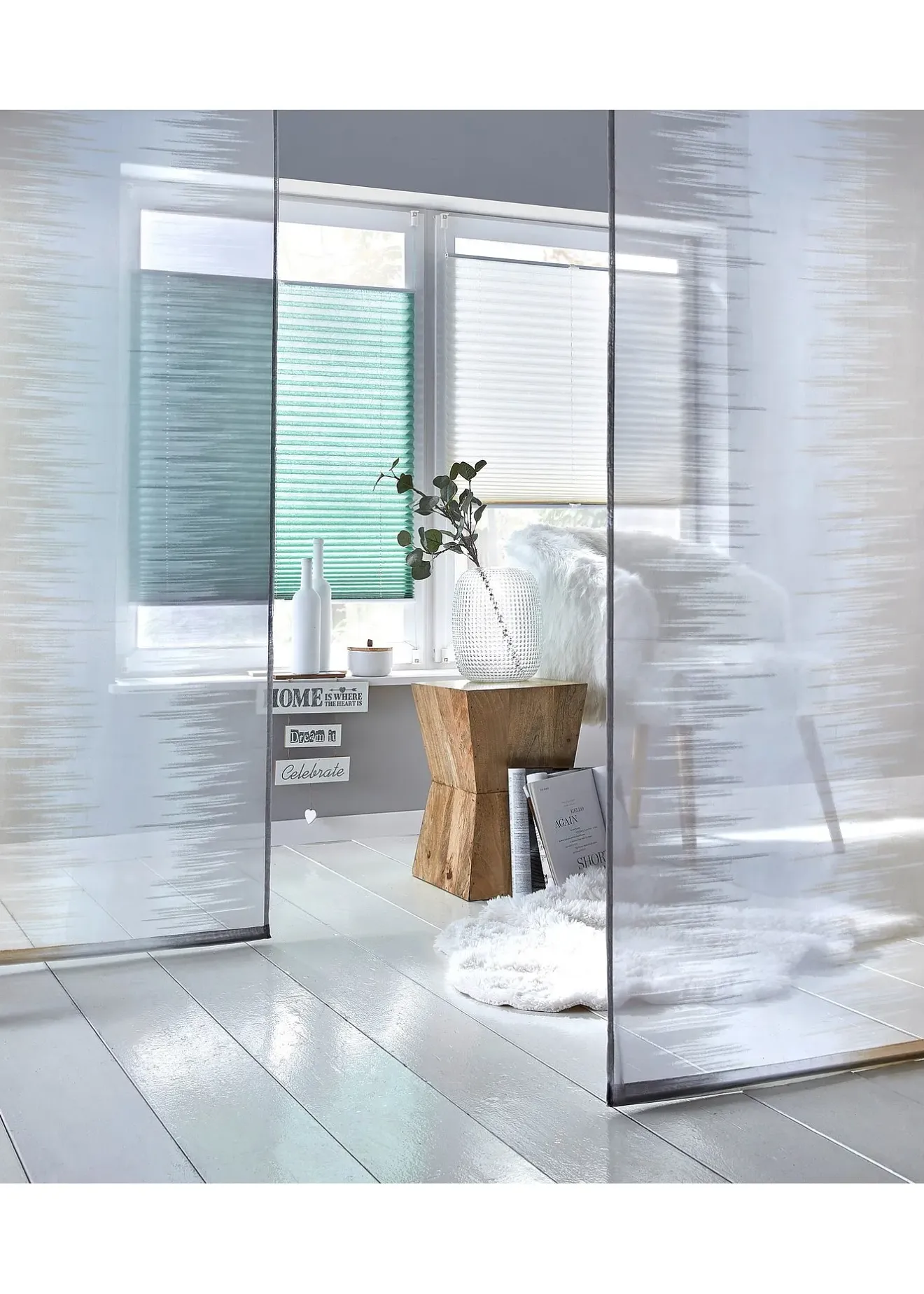 bonprix Panneaux Coulissants|Panneau coulissant à imprimé avec polyester recyclé (ens. 2 pces)