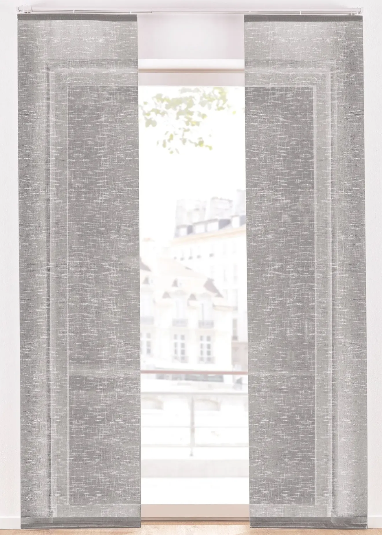 bonprix Panneaux Coulissants|Panneau coulissant en voilage aspect lin (1 pce.)