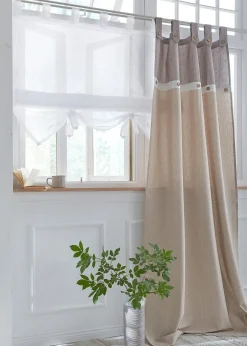 bonprix Salon·Rideaux & Voilages|Rideaux Classiques|Panneau en coton avec boutons (1 pce.)