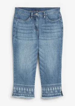 bonprix Pantacourt jean|Femme Jeans